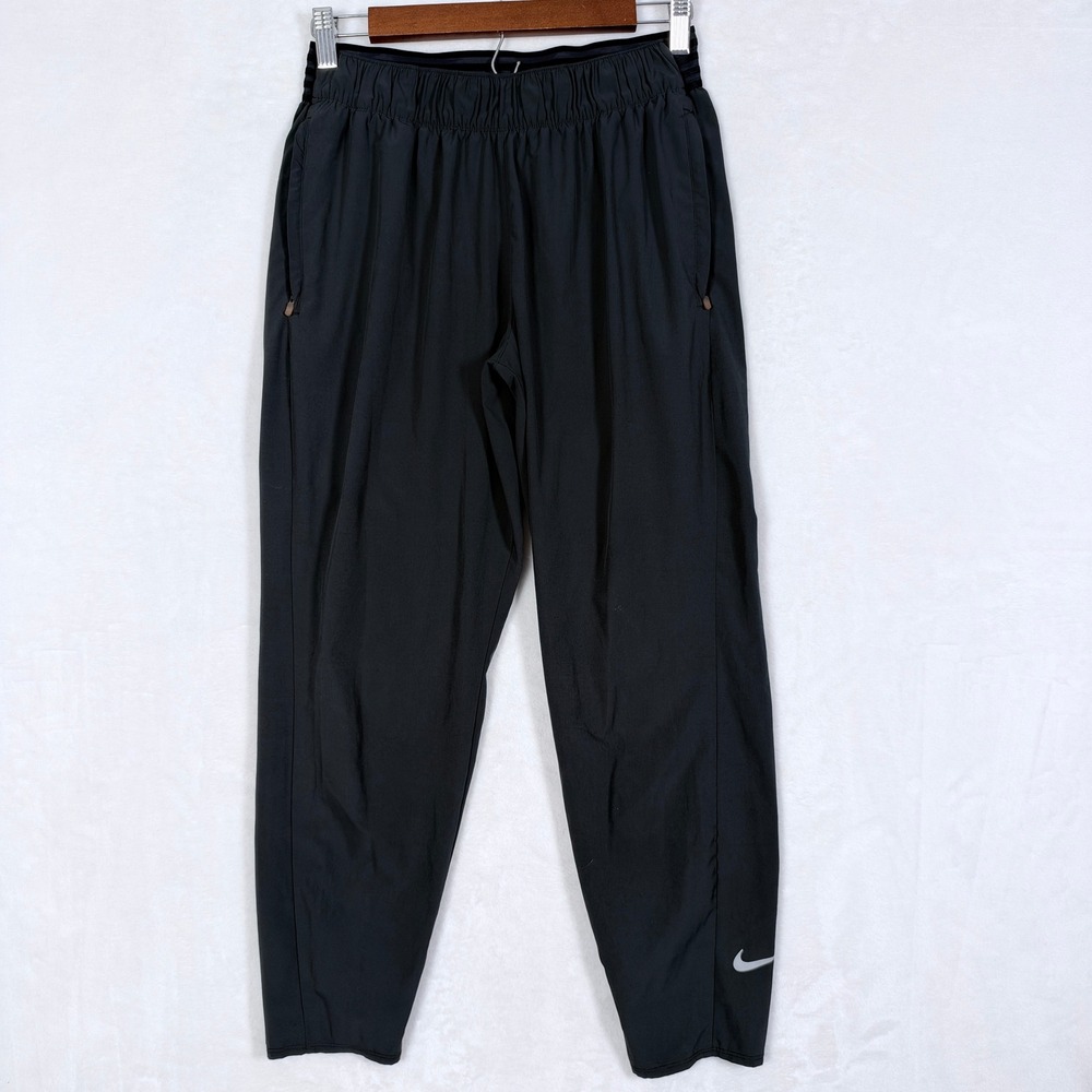 Nike Womens Dri-FIT Essential Woven Running Pants Black Joggers DM1561-010 M